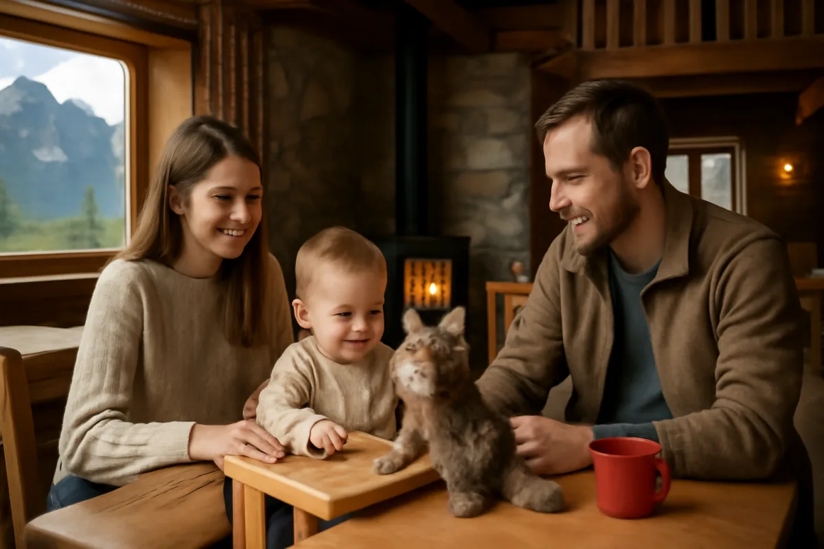 Si può soggiornare con bambini piccoli al Rifugio del Lupo? Tutte le attenzioni riservate alle famiglie