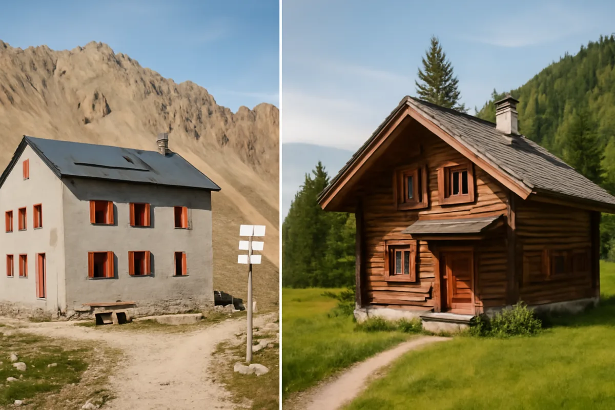 Che differenza c’è tra rifugio e baita? La guida per non sbagliare la scelta della vacanza